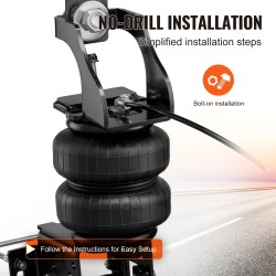 Ilmajousitussarja taka-akselille sopii F250 F350 1999-2004 2008-2010 2 ilmapussia 2268 kg kantavuus