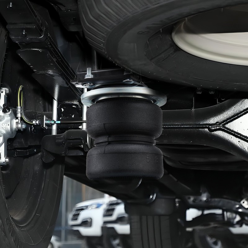 Ilmajousituspaketti NR-ilmapusseilla 2 kpl 5–100 PSI 5000 lbs Dodge Ram 1500 yhteensopiva