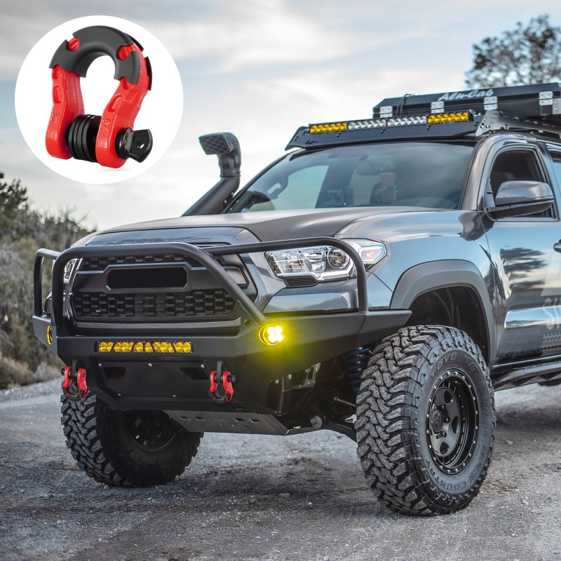 D-lenkkisakkeli 45-teräs 19 mm 22,2 mm ruuvitappi 2 kpl 30 t hinaamiseen