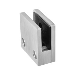 Lasikiinnike neliö SUS304 ruostumaton teräs 8–12 mm 4 kpl kaiteisiin