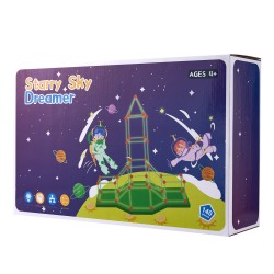 Linnarakennussarja 140 osaa 96 hohtavia tikkuja 44 palloa opettava lelu