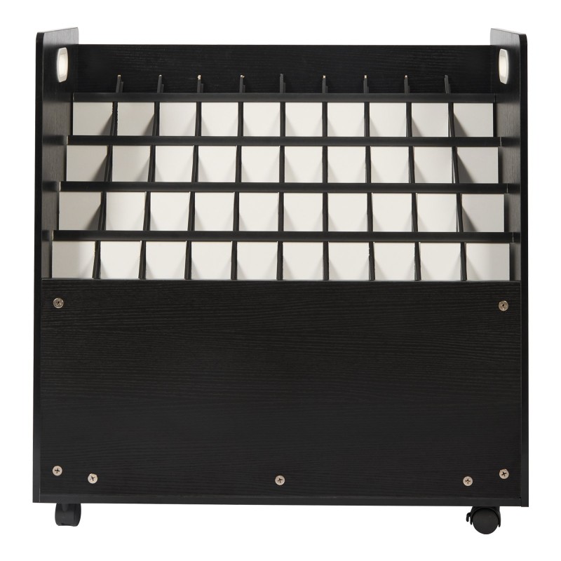 Piirustusteline viisikymmentä lokeroa MDF ja lastulevy siirrettävä pyörillä