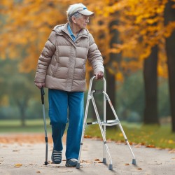 Taittuva alumiinirunkoinen hemi-kävelyteline sivulta käytettävä 6-portainen 770–889 mm kantavuus 159 kg