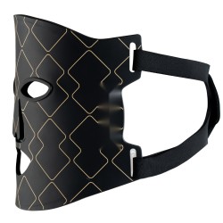 Punavaloterapiamaski kasvoille silikoninen 3 aallonpituutta 74 LED valoa 222 sirua 3 kirkkaustasoa