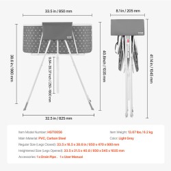 Korotettu taittuva lemmikkien kylpyamme PVC ja hiiliteräs sisä ja ulkokäyttöön