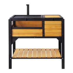 Puunen kilpikonnien terraario setripuu sisä- ja ulkokäyttöön korkeilla jaloilla valaisintelineellä