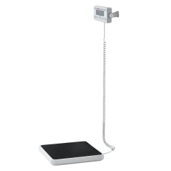 Lääkärivaaka digitaalinen ruostumaton teräs 550LBS kg lb liukumaton matto lukitus ja tara toiminnot