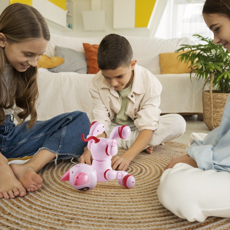 Kauko-ohjattava ohjelmoitava robottikissa kosketusohjauksella LED-valoilla USB-C-lataus 3+-vuotiaille