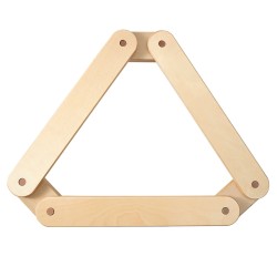 Puinen kolmeosainen tasapainopalkkisetti 2–6-vuotiaille tasapainon ja motoriikan harjoitteluun kantokassilla