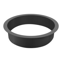 Tulipesän rengas hiiliterästä 39 tuumaa sisä 45 tuumaa ulko 2,5 mm paksu