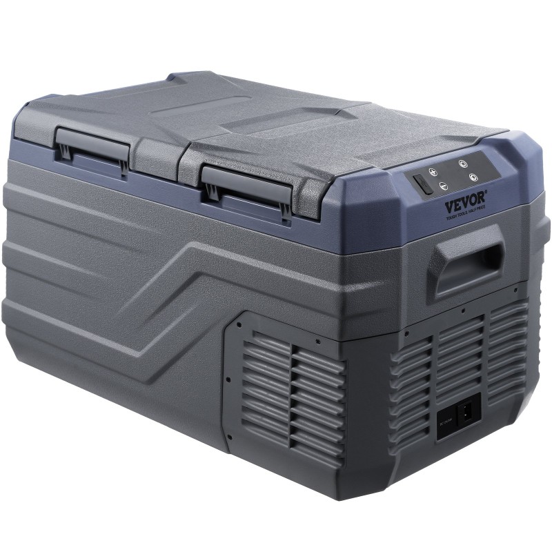 Auton kannettava 25 l kaksoisvyöhykkeinen jääkaappi pakastin