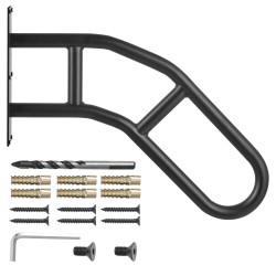 Seinään kiinnitettävä ulkokaide Q235A hiiliteräs 813 mm 1 kpl 1–3 portaalle