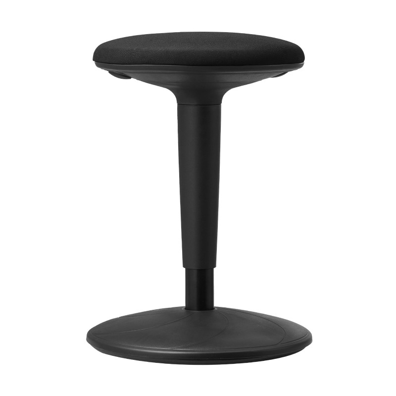 Aktiivituoli muovi ja rauta säädettävä 55–72 cm kiertävä musta