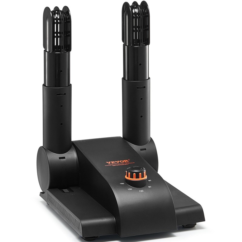 Kenkäkuivain 2-putkinen 180 asteen taittuva ajastin kolmen tunnin PP ja ABS