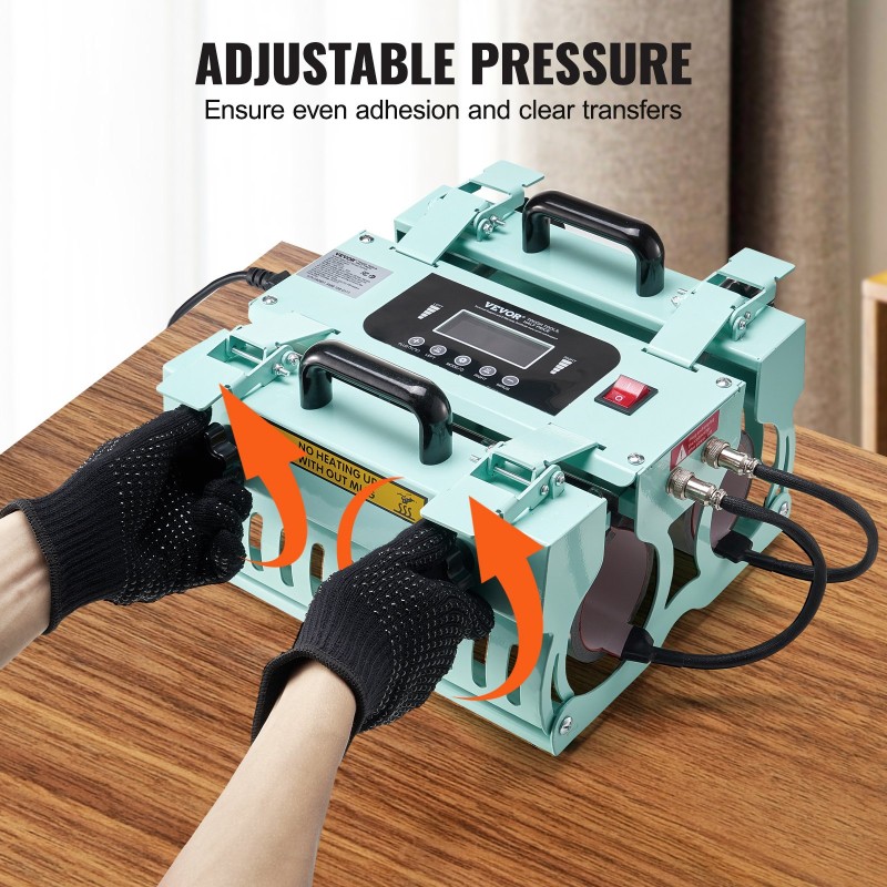 Mukiprässi kaksiasemainen 312–850 g 887 ml ohutlevy digitaalinen sublimaatio