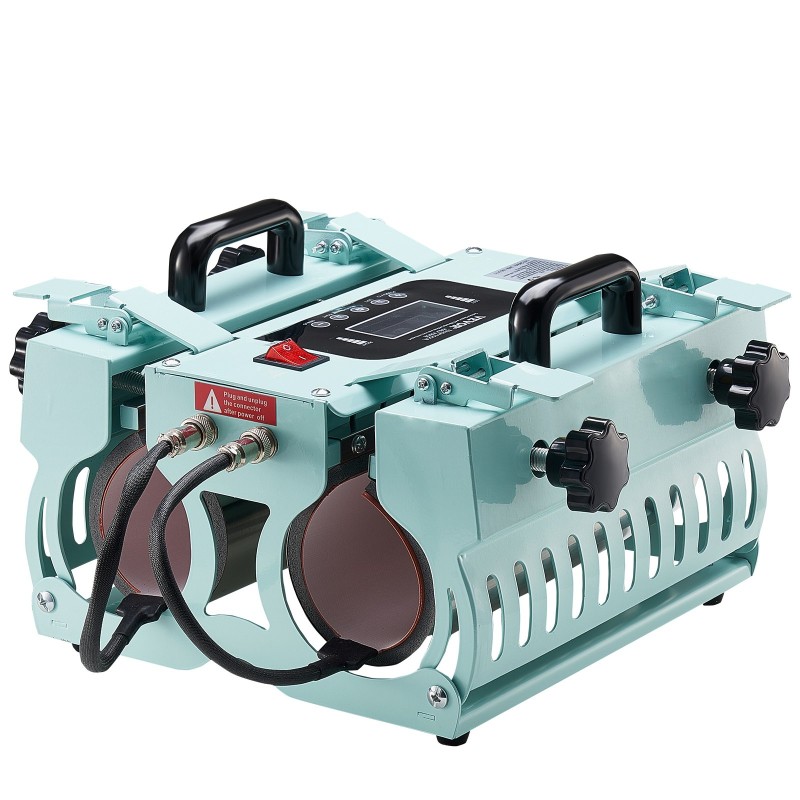 Mukiprässi kaksiasemainen 312–850 g 887 ml ohutlevy digitaalinen sublimaatio