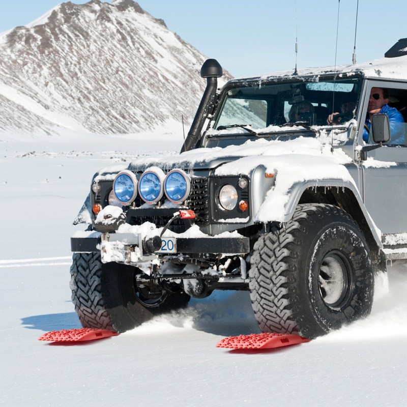 Pitoalustat PP-muovia 10 tonnia punaiset maastoautoille pickupeille matkailuautoille