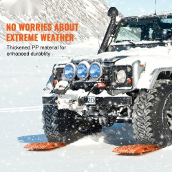 Lyhyet ajosillat PP-materiaalia 10 tonnin kantavuus pari oranssi maastoautoille