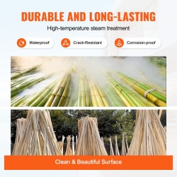 Bambusäleaita luonnollisesta bambusta 1828x4877 mm puutarhaan ja parvekkeelle