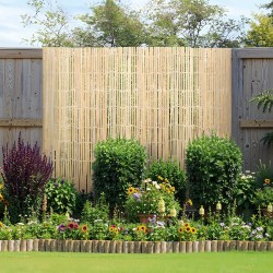 Bambusäleaita luonnollisesta bambusta 1828x4877 mm puutarhaan ja parvekkeelle