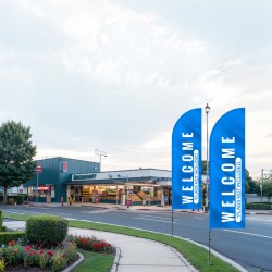 Lipputankosarja 2 kpl alumiiniseos ja lasikuitu 330 cm ulkokäyttö