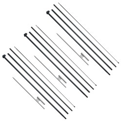 Sulkalipputankosarja kolme settiä alumiiniseos ja lasikuitu 498 senttimetriä korkea ulkokäyttöön