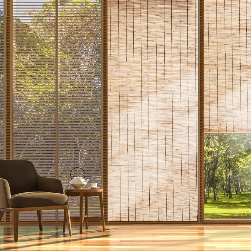 Kaisla-aitarulla luonnollinen kaisla 5 x 1,7 m näkösuoja parvekkeelle ja pihaan