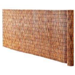 Ruokoaitarulla luonnollinen ruoko 5 m x 1 2 m 2 kpl ruskea