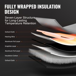 Tynnyrilämmitin vedenpitävällä Oxford-kankaalla 18,93 l 250W säädettävällä termostaatilla