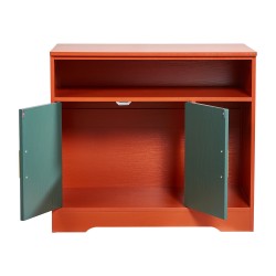 Suljettu kissan hiekkalaatikkokaappi P2-luokan lastulevy 79,2 cm leveä