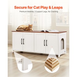 Kissan hiekkalaatikon kaappi P2-luokan lastulevy ja MDF-levy 120 cm tilava neljällä ovella