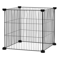 Kasvisuoja hiiliteräs muovipinnoitettu 390x390x365 mm 5 kpl eläimiä vastaan