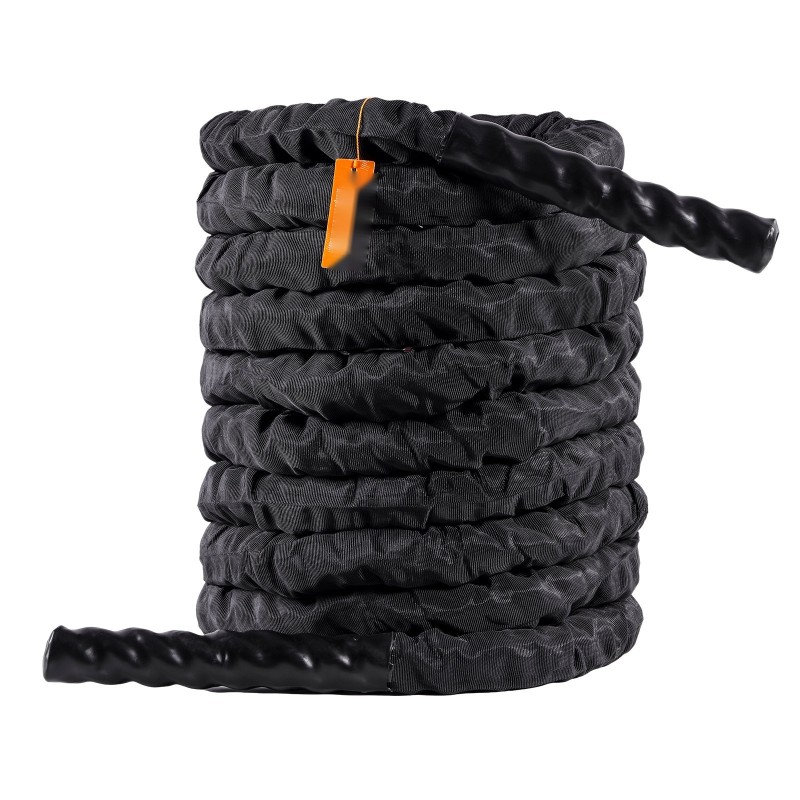 Harjoitusköysi polyesteri 9,1 m halkaisija 38 mm paino 7,2 kg suojasukalla ankkurilla