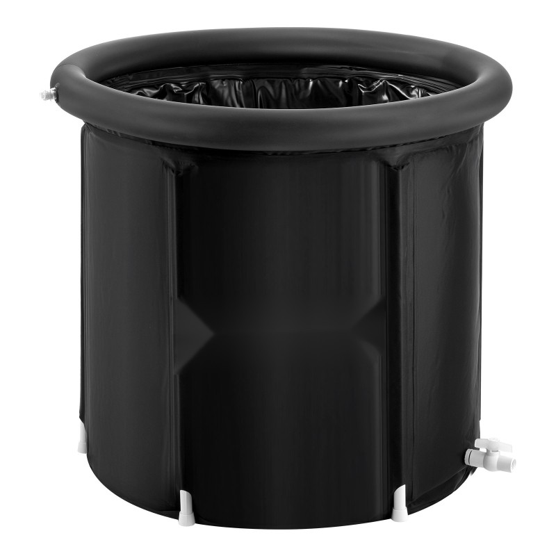 Taitettava jääkylpyamme kolmikerroksisesta komposiitista kahdeksankymmentäviisi senttimetriä pitkä seitsemänkymmentäviisi