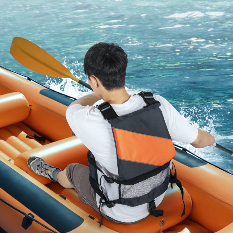 Kelluntaliivi vesiurheiluun vedenpitävä nylonkangas 96N kelluttavuus koko L