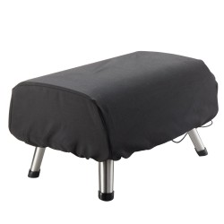 Pöytämallinen 12 tuuman sähkökäyttöinen pizzauuni ruostumattomasta teräksestä pizzakivellä sisä ja ulkokäyttöön