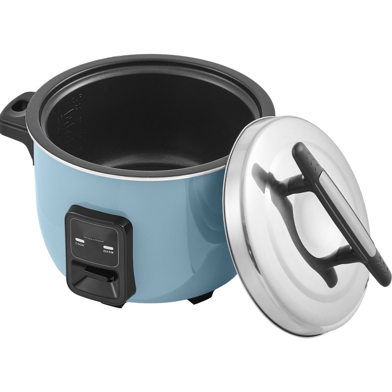 Kaupallinen riisinkeitin 13 l kokonaiskapasiteetti 5,6 l riisiä alumiininen tarttumaton sisäkattila ravintoloihin