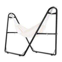 Riippumattoteline teräsputkinen kahden hengen 250 kg kantavuus 2,3–3,9 m pitkille riippumatoille