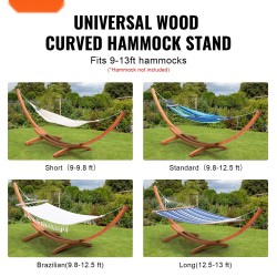 Riippumattojalusta lehtikuusesta 2,8–3,9 m riippumatoille yhdelle tai kahdelle 475 paunaa