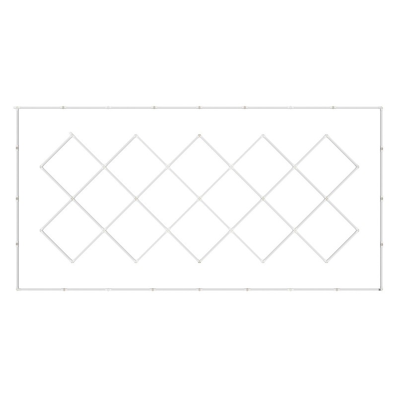 LED-kattovalojärjestelmä neliömalli 14 ruudukkoa 88000 lumen 6500 kelvin autotallivalaistus