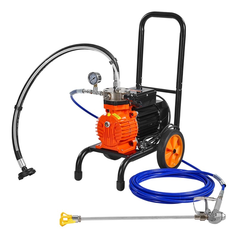 Ilmaton maalausruisku 900 W 1800 psi 1,8 l/min kärry pidennin