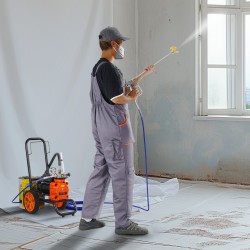 Kalvotoiminen korkeapaineruisku vaunulla 1100 W 2000 psi jatkovarrella 50 cm