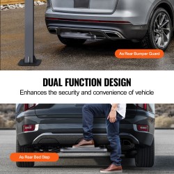 Teräs koukkuaskelma 2 tuuman vetokoukkuun 750 mm pituus 158,7 kg kantavuus