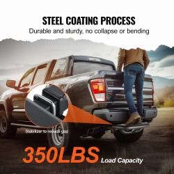 Teräs astinlauta vetokoukkuun 2 tuuman pesään puskurinsuojalla 158,7 kg kantavuudella