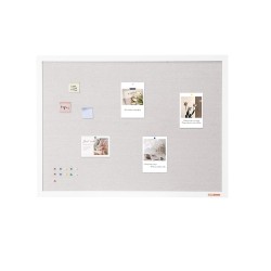 Ilmoitustaulu pellavapintainen MDF-kehys seinään kiinnitettävä 120×90 cm