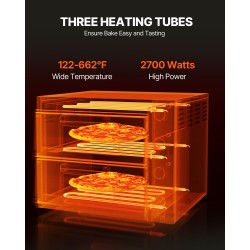 Sähköinen työtasopizzauuni ruostumattomasta teräksestä 40,6 senttimetrin pizzalle sisäkäyttöön