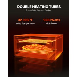 Pöytämallinen sähkökäyttöinen pizzauuni 14 tuumaa ruostumaton teräs 35,56 cm