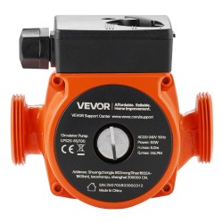 Valurautainen kiertovesipumppu kodin lämmitykseen 55 l/min 3-portainen kierteellinen