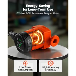 Kiertovesipumppu valurautarunko 42 l/min 4 m nostokorkeus kierreliitäntä takaiskuventtiili hiljainen