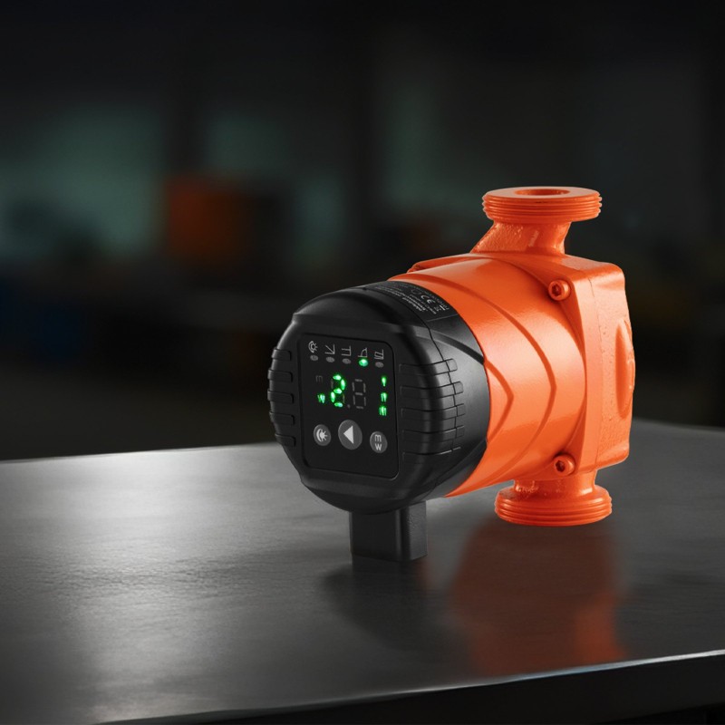 Kiertovesipumppu valurautarunko 58 l/min 6 m nostokorkeus kierreliitäntä takaiskuventtiili kotitalouslämmitykseen